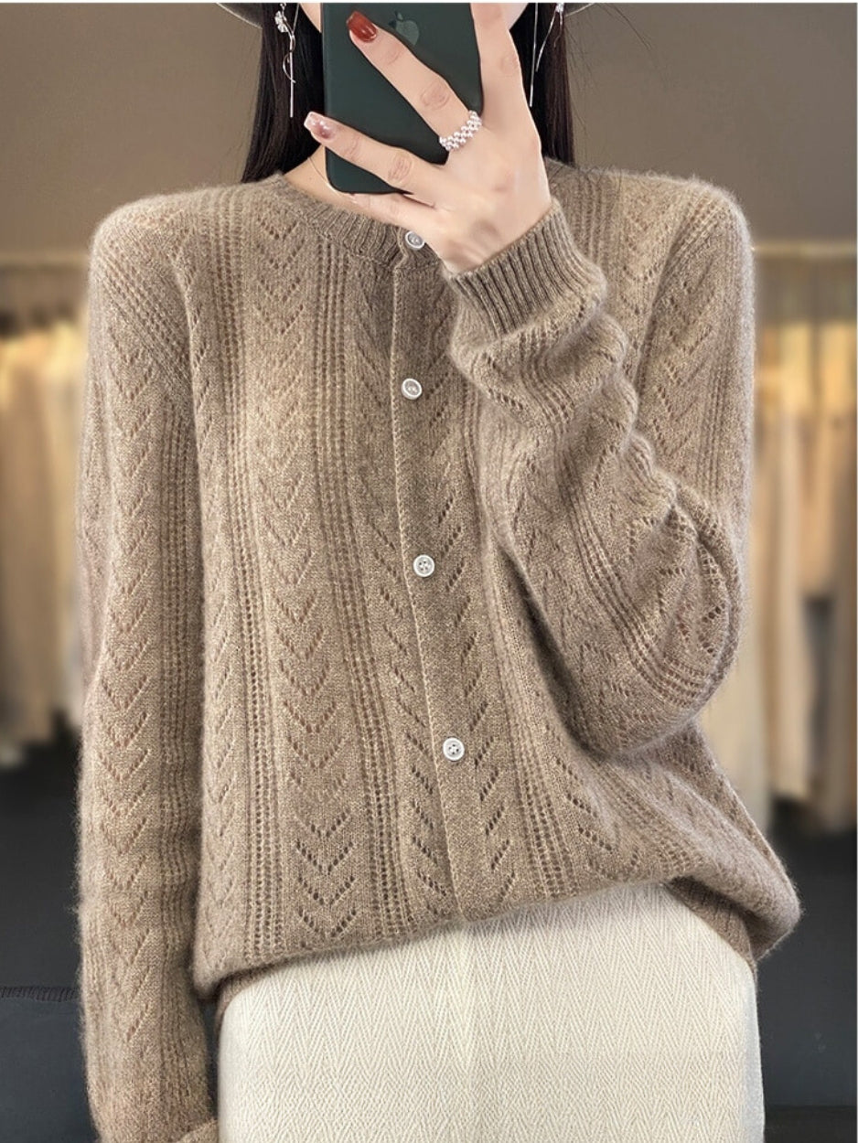 Lucian™ Langermede Strikket Cardigan